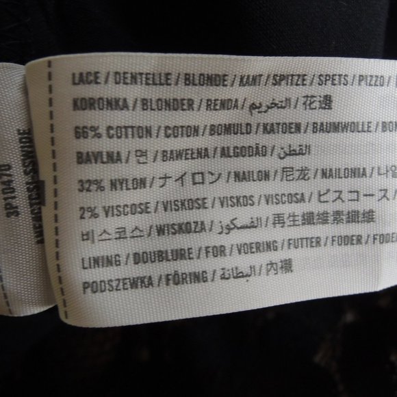 Hollister Black Lace Overlay High Neck Sleeveless Dress M - Picture 11 of 11